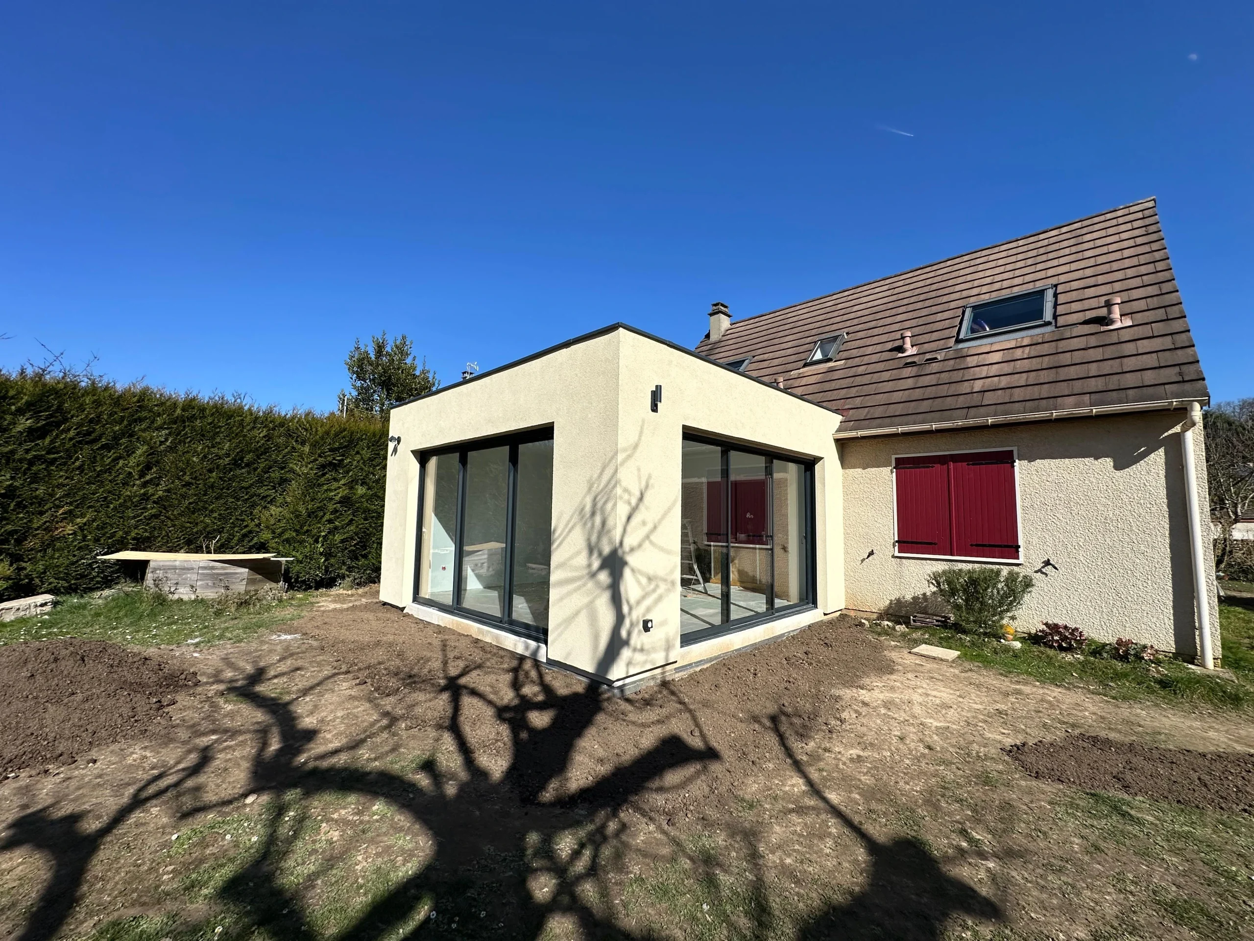chantier extension Bonnelles 78