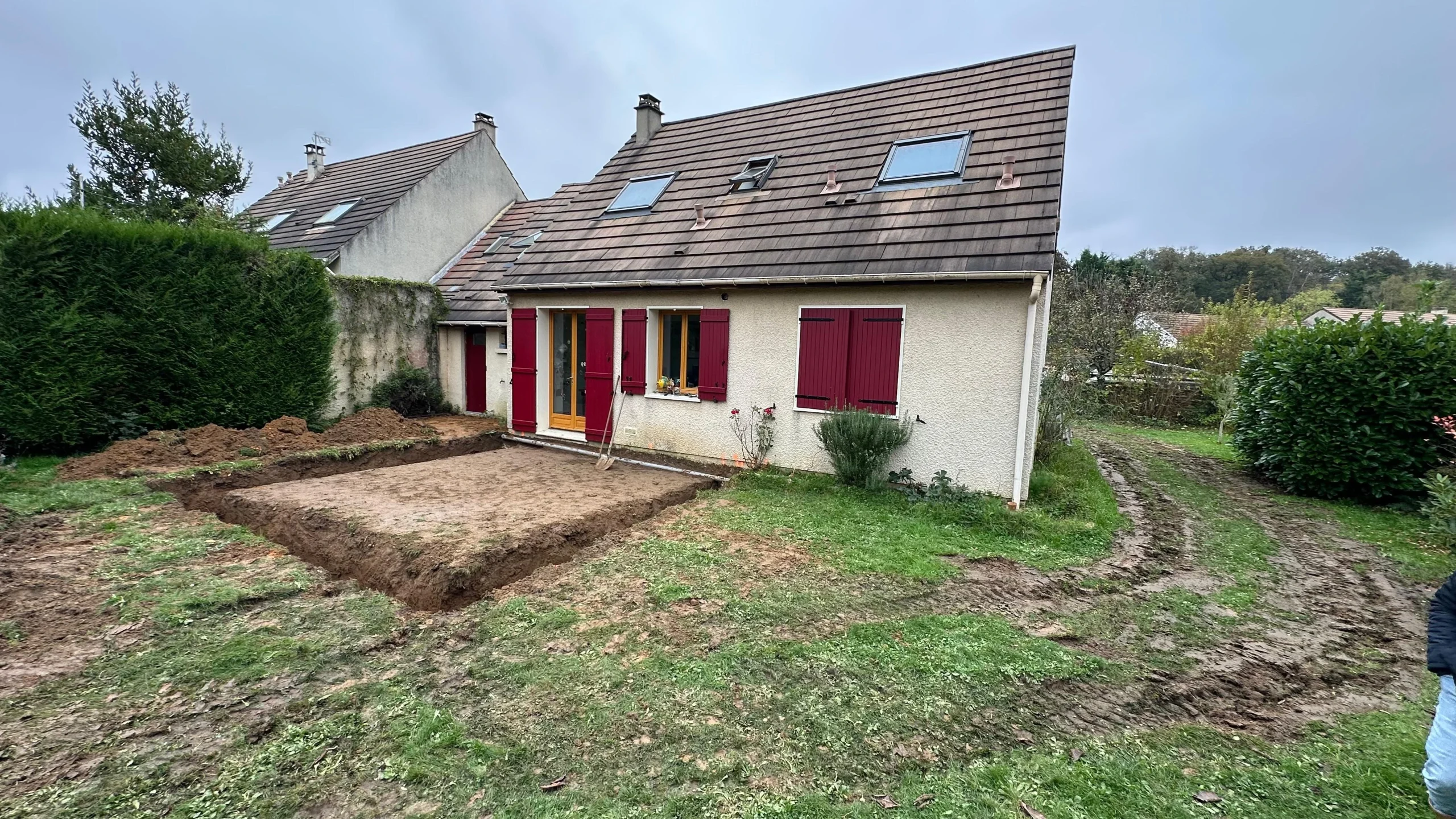 chantier extension Bonnelles 78